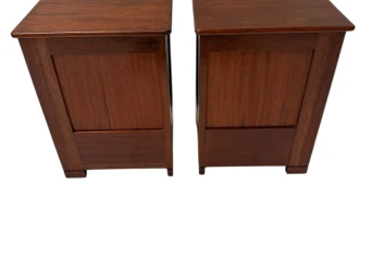Art Deco Modernist Nightstands by J.A. Muntendam for L.O.V. Oosterbeek, 1920s 2